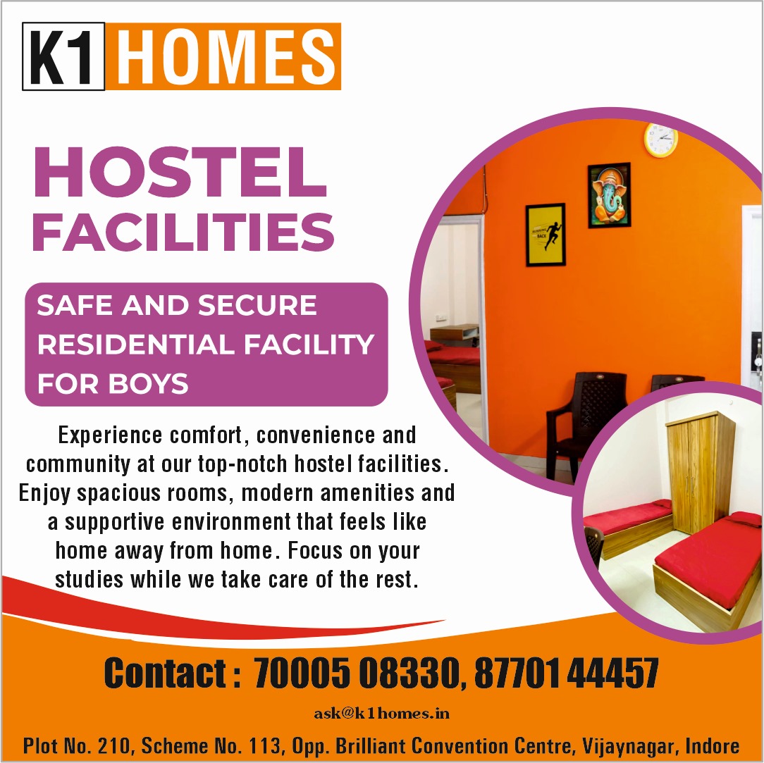 Best Hostel for Boys Near Vijaynagar Indore